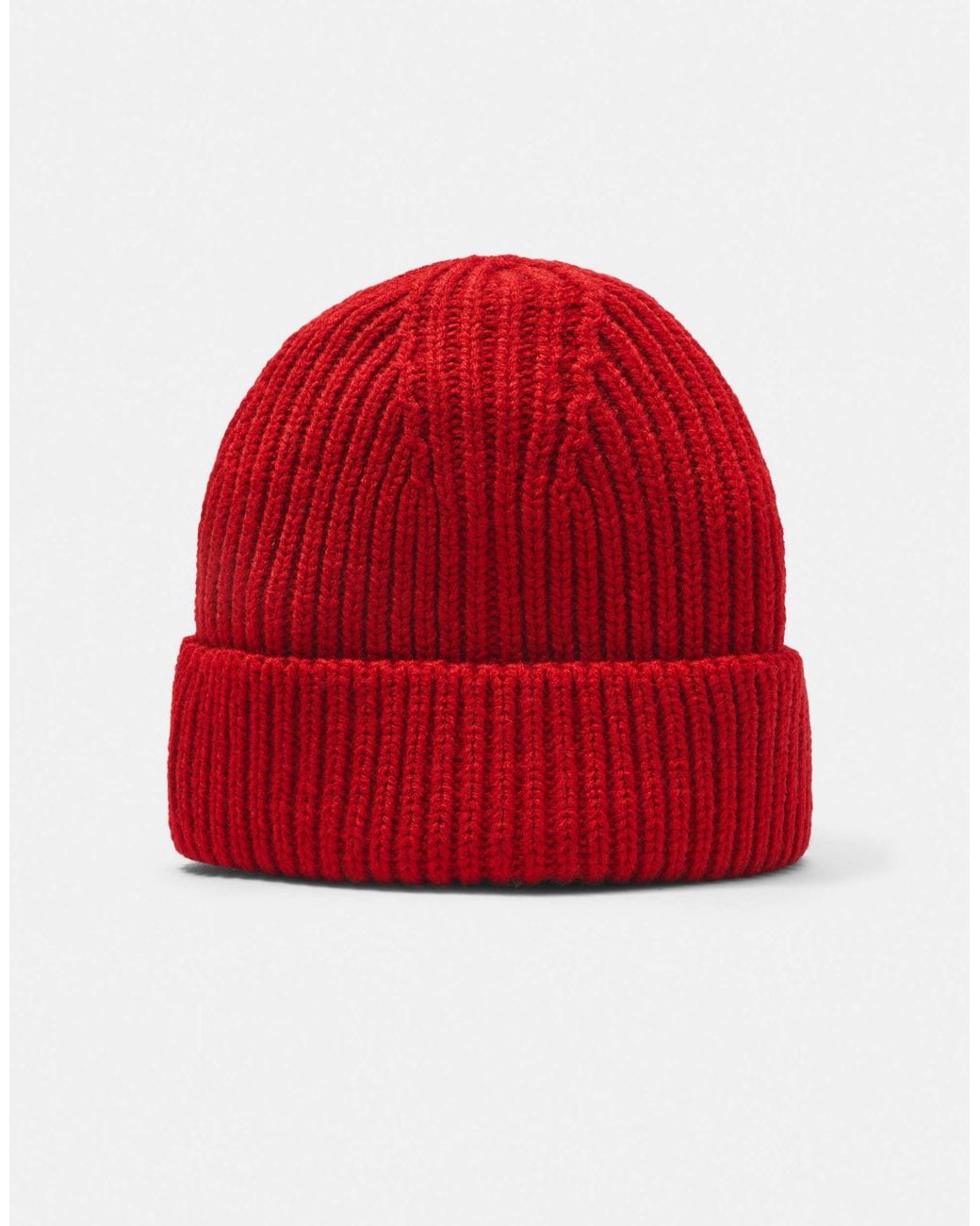 Pull&Bear Strickmütze aus grobstrick in Pink für Herren