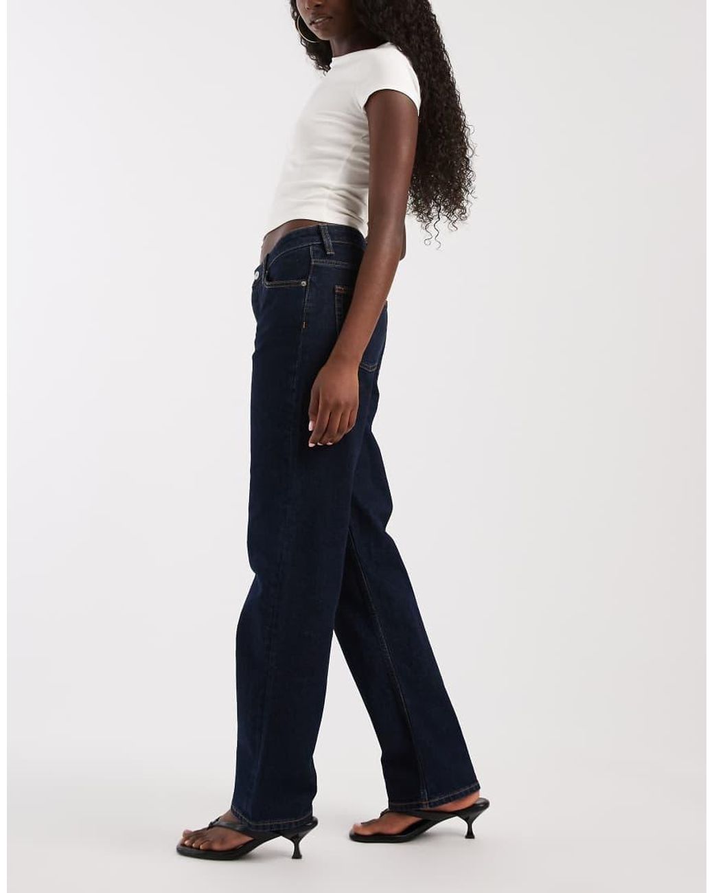 Tommy Hilfiger Blue Sophie Low Rise Straight Jeans