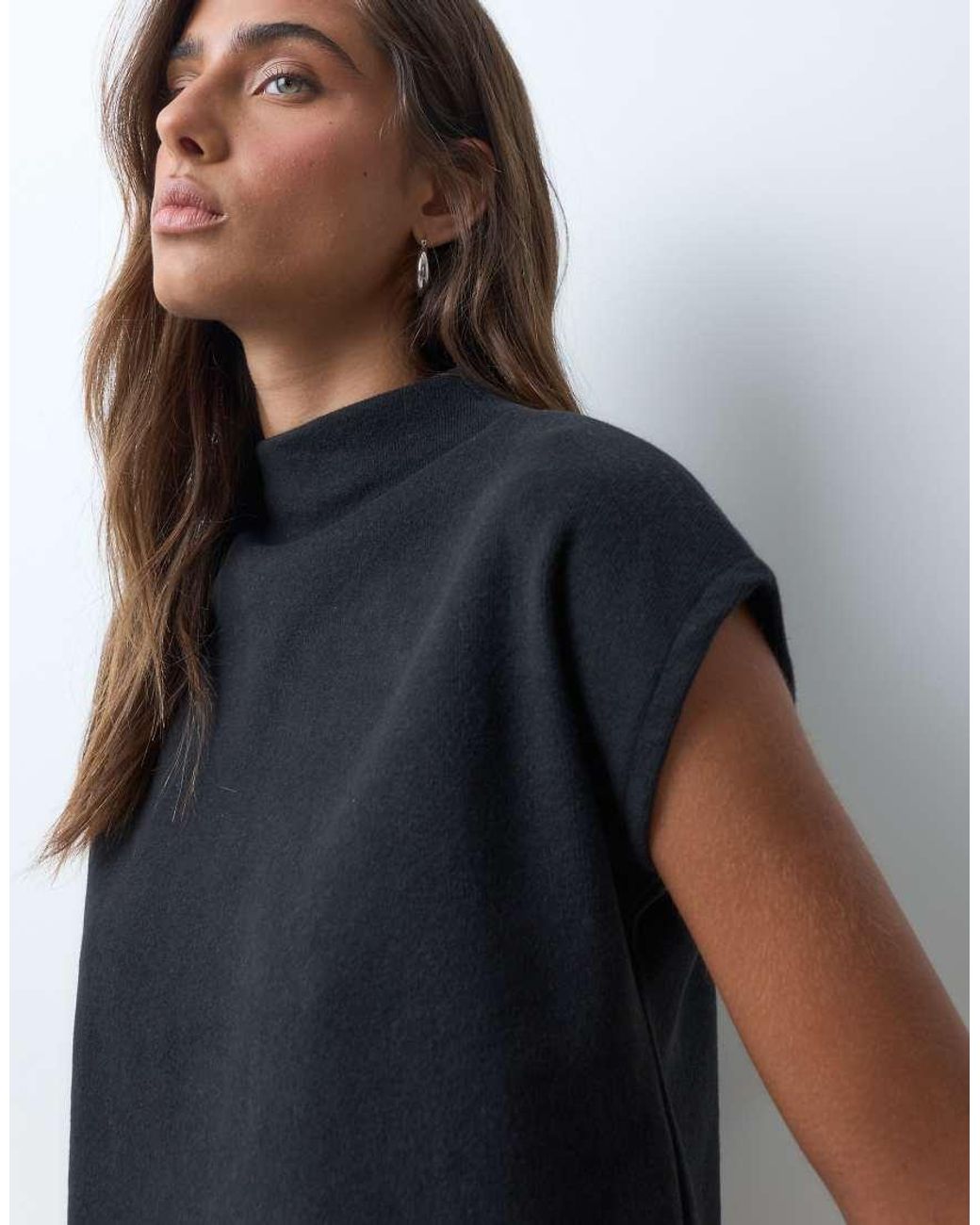 ASOS Blue Supersoft Boxy Crop Top