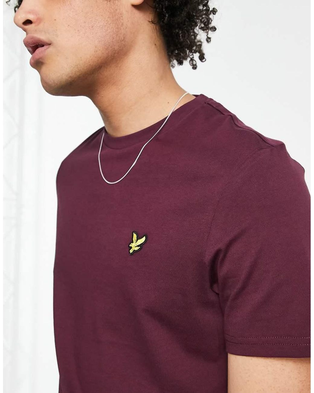 Lyle & Scott Purple T-shirt for men
