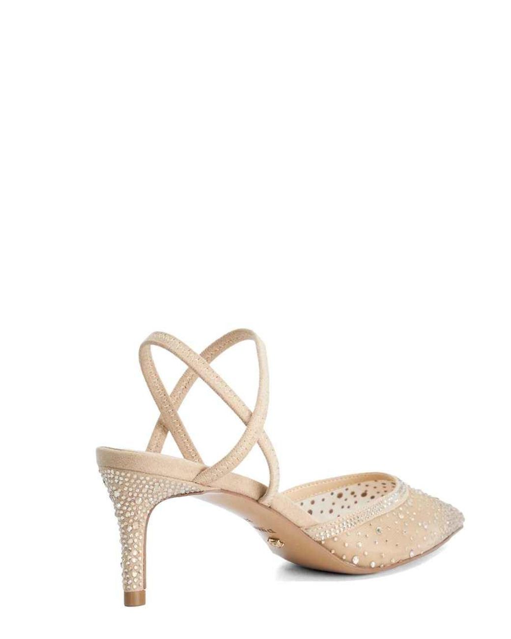 Dune Natural Charismatic Slingbacks