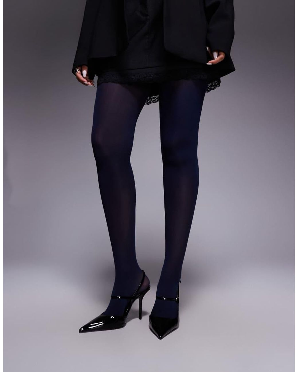 ASOS Blue 40 Denier Tights