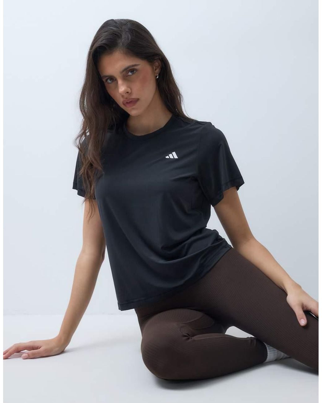 Adidas Originals Blue Adidas Training Power Essentials T-shirt