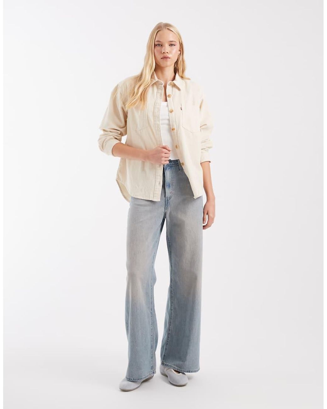 Levi's Iris Overshirt in het Natural