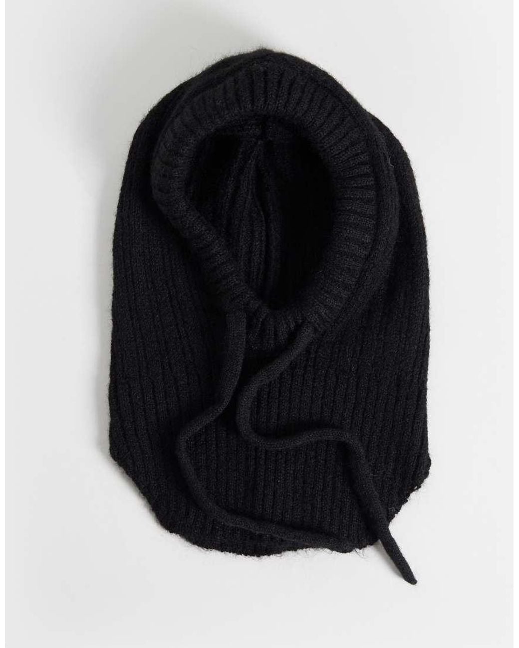 ASOS Black Knitted Hood