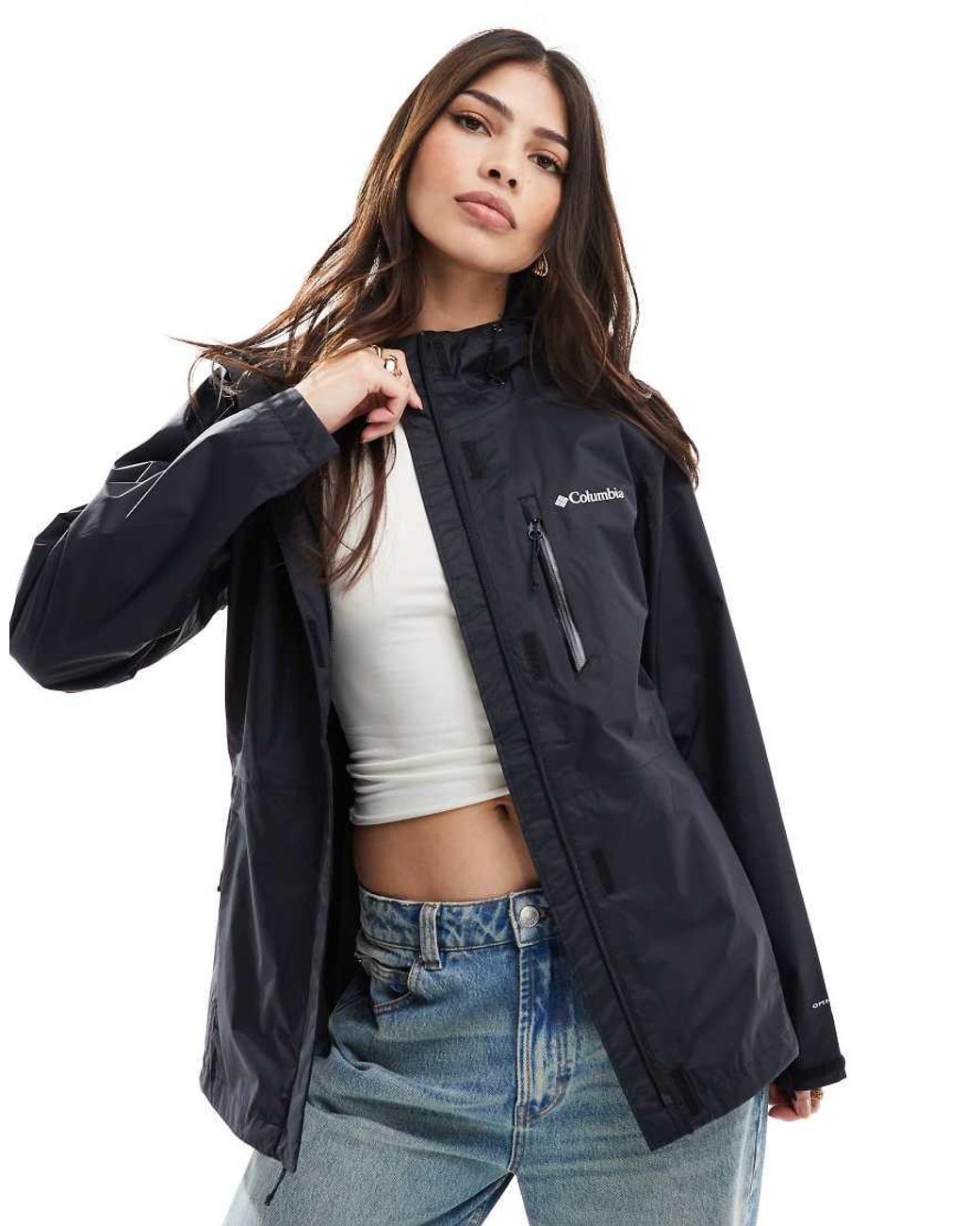 Columbia Blue Pouring Adventure Jacket