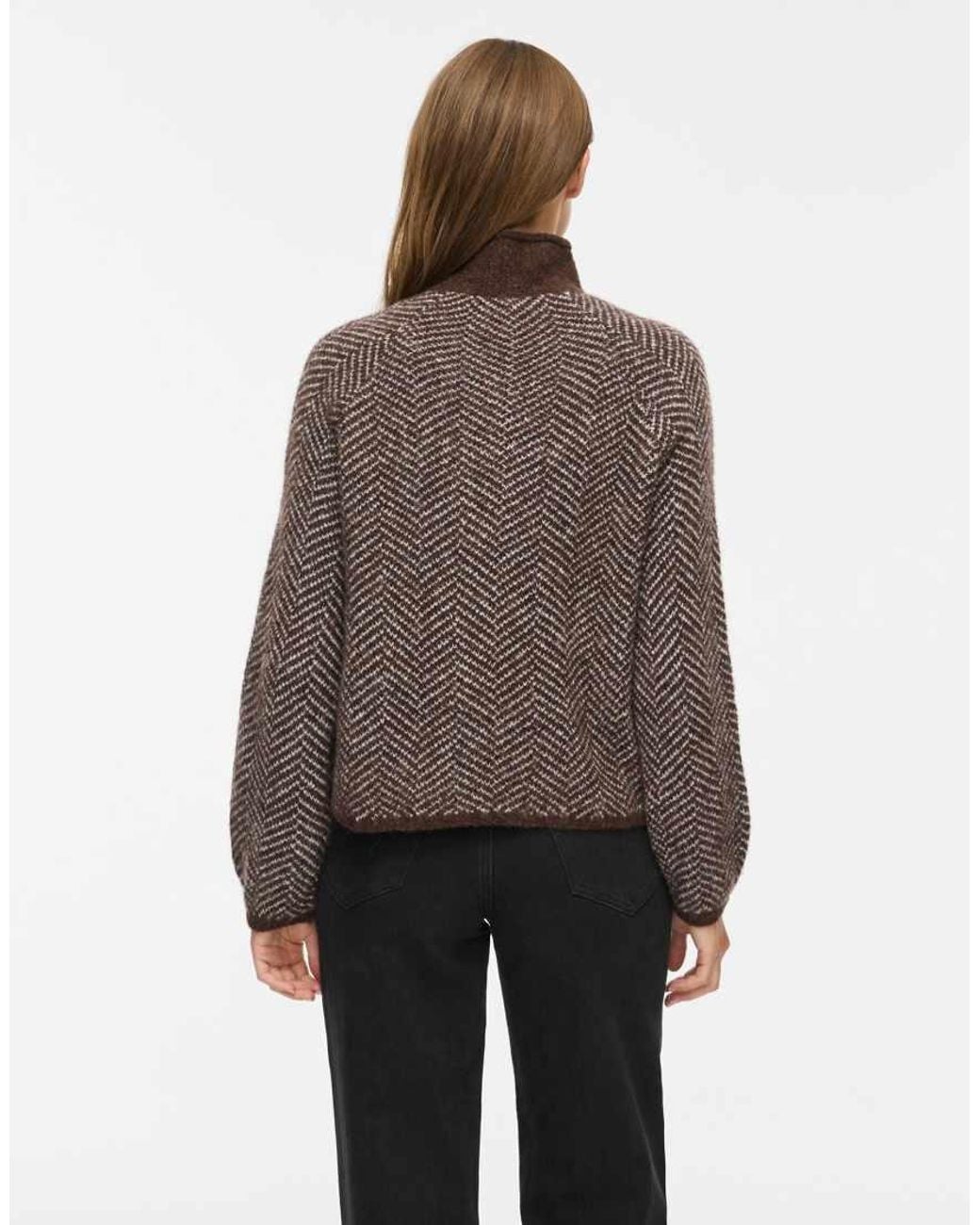 Vila Brown Knitted Pullover