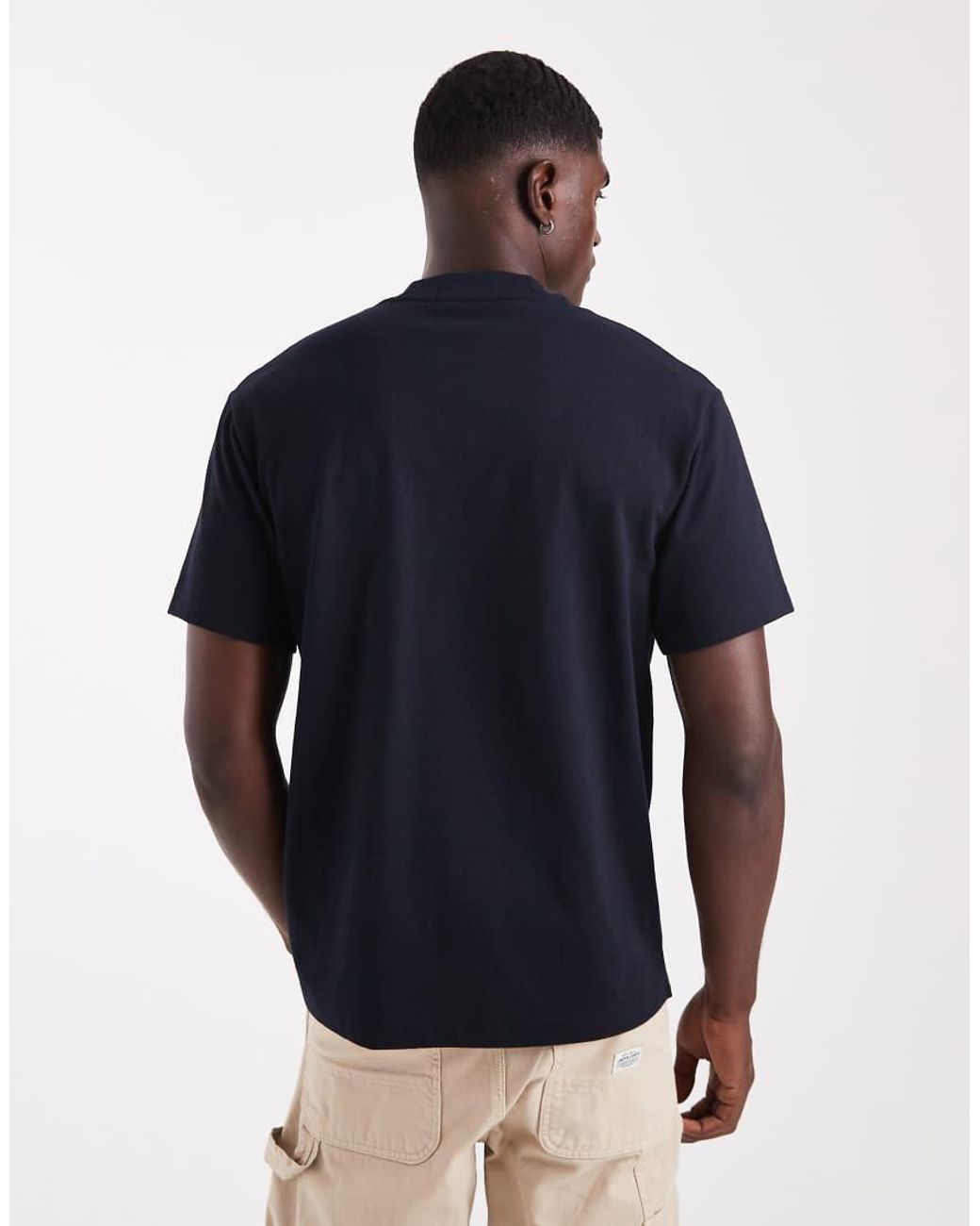 Fred Perry Blue Relaxed T-shirt for men