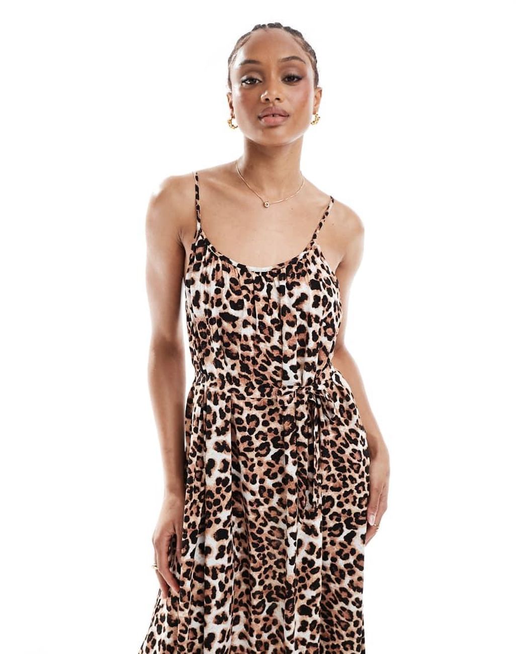 Vero Moda Natural Cami Ankle Dress