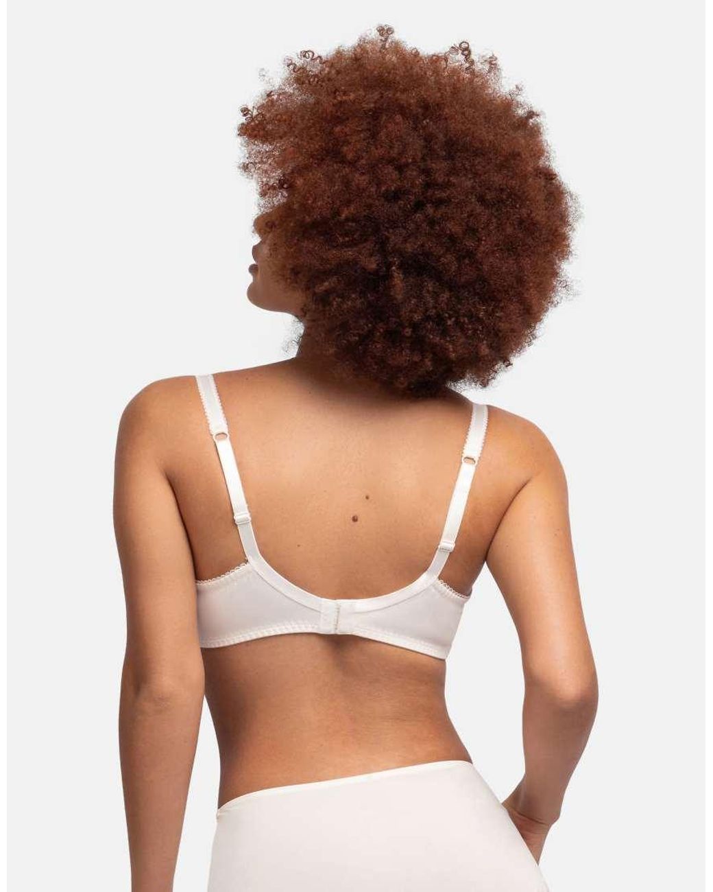 DORINA Brown Celine Light Padded Demi Ivory Bra
