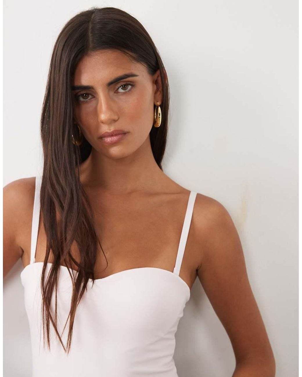 Gina Tricot White Sculpting Balconette Bodysuit