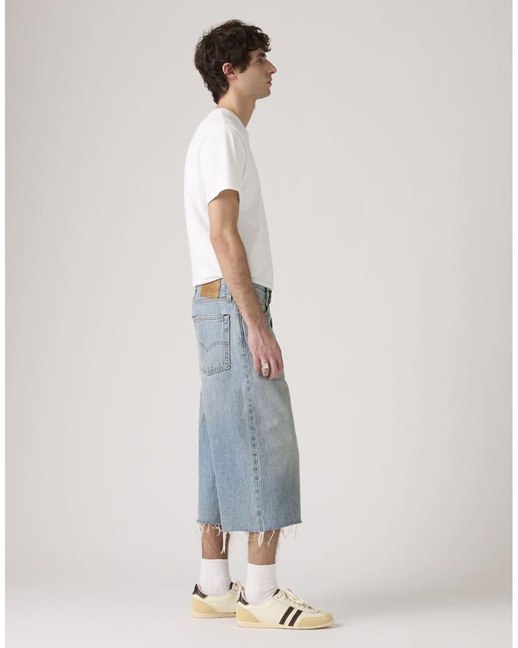 Levi's Blue 478 Baggy Capris for men