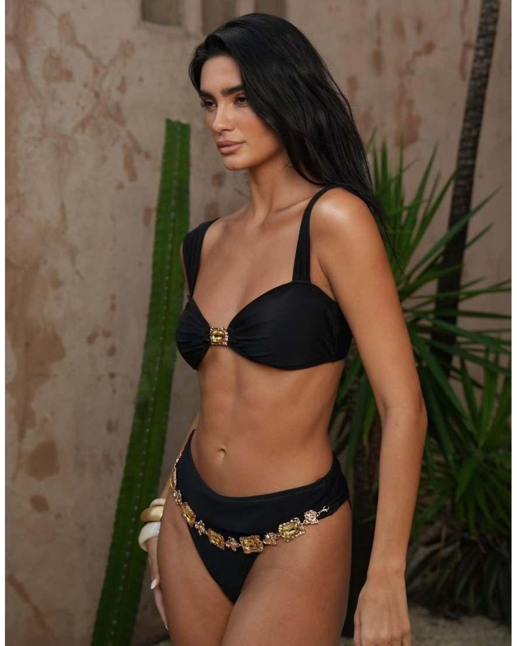 Moda Minx Brown X Zoe Servini Bralet Bikini Top