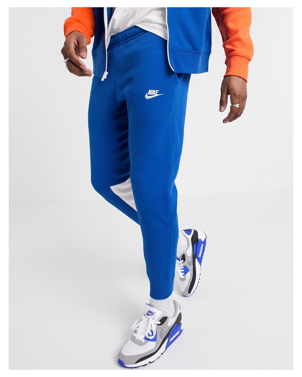 Nike Cotton Zip-through Tracksuit Set in Blue for Men | Lyst Australia