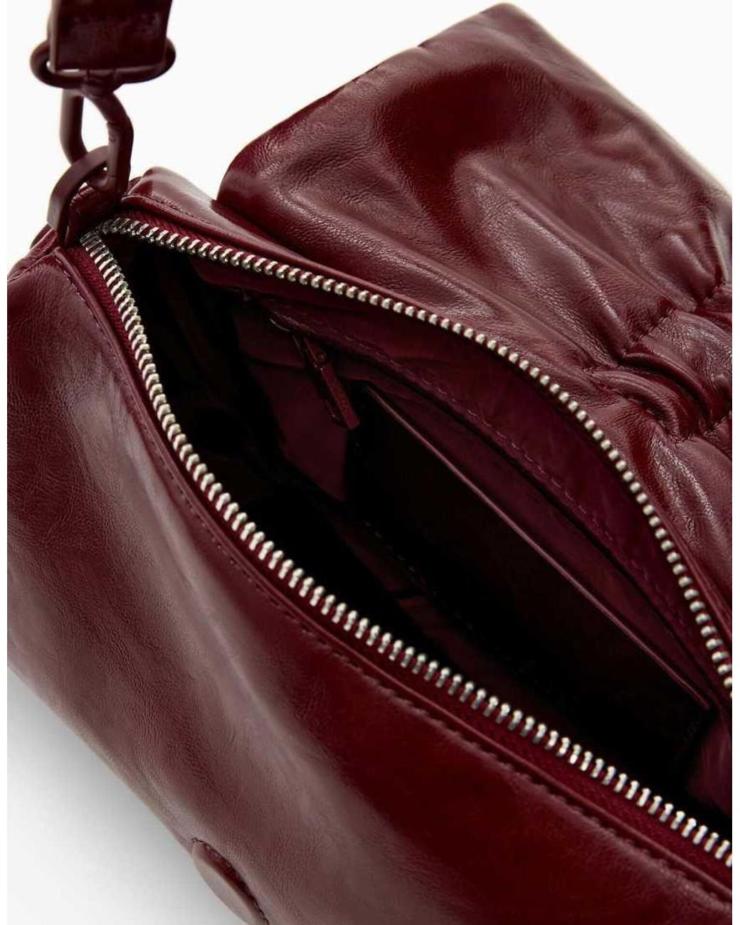 Desigual Purple Small Shiny Bow Bag