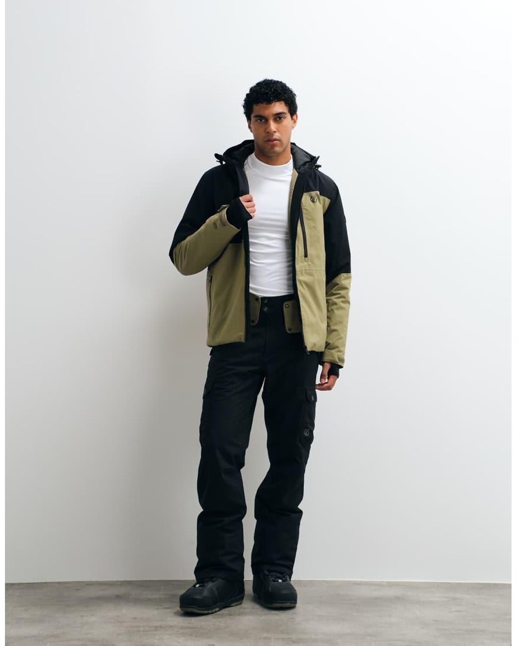 Dare 2b Green Waterproof Halfpipe Iv Insulated Jacket for men