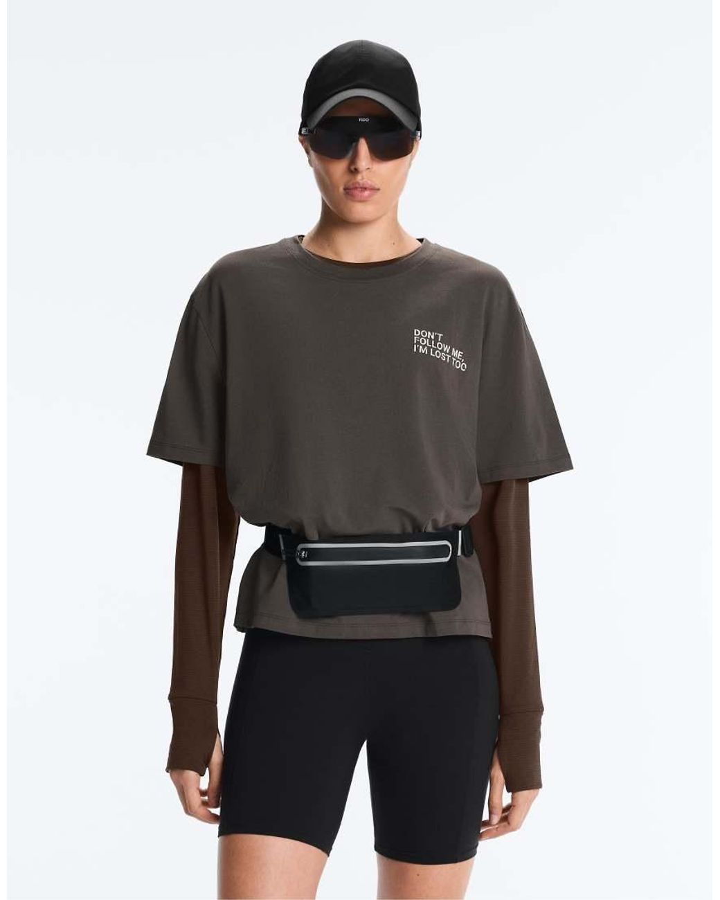 Oysho White Adjustable Running Belt Bag