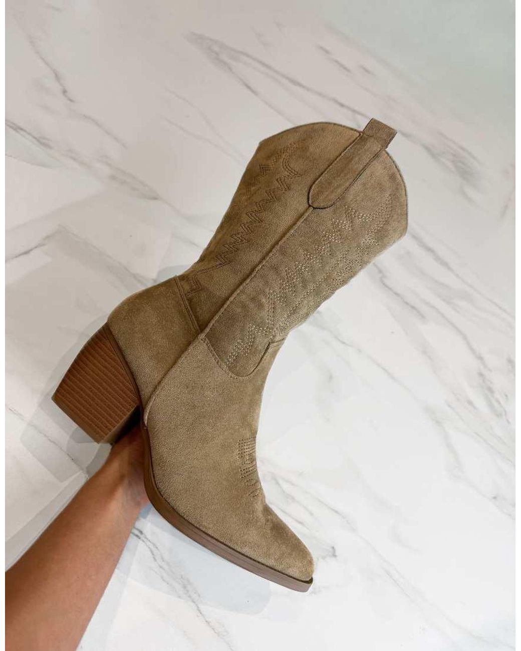 GIA STUDIOS Brown Cowboy Western Boots