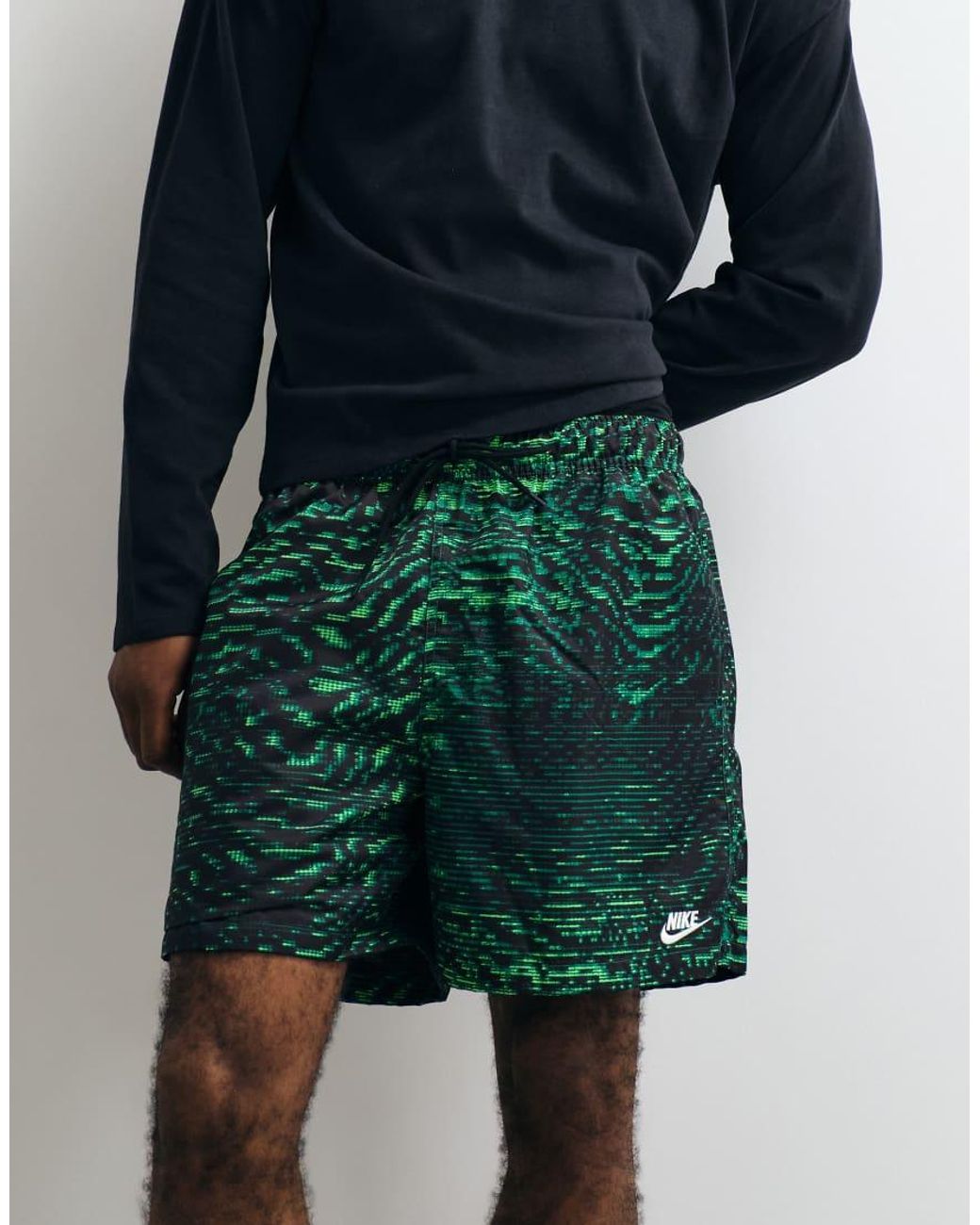 Nike Blue Club Woven Sci-fi Print Shorts for men