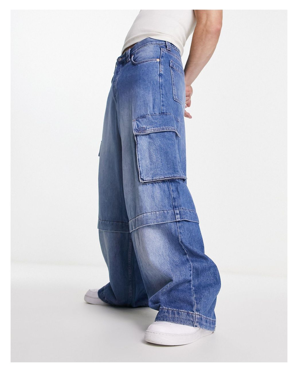 Jeans cargo baggy - Hombre