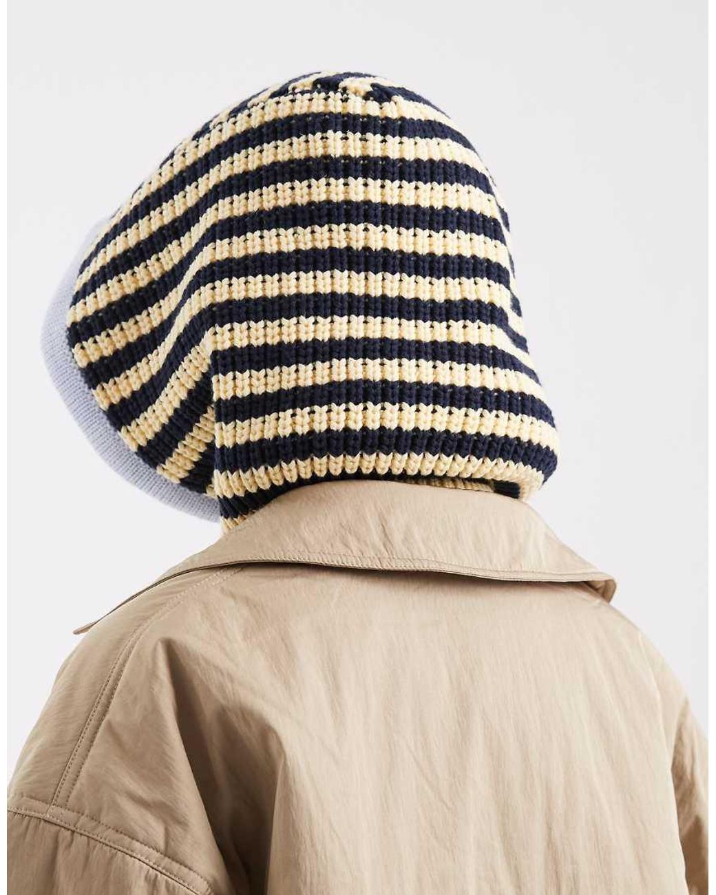 Tommy Hilfiger Yellow Script Logo Knit Bonnet