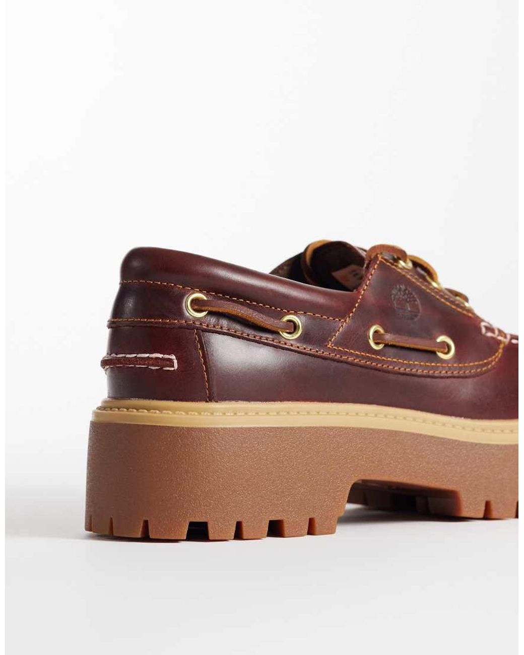 Timberland Blue Stone Street Platform 3 Eye Boat Shoes
