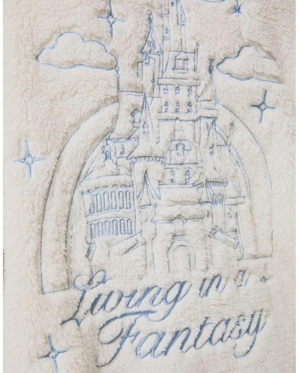 Skinnydip London Natural Disney Castle Fleece Jacket