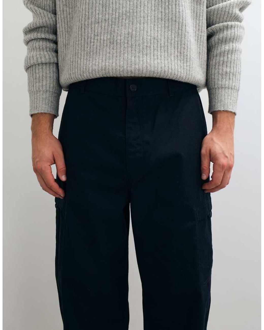 ARKET Loose-Fit Cargobroek in het Gray voor heren