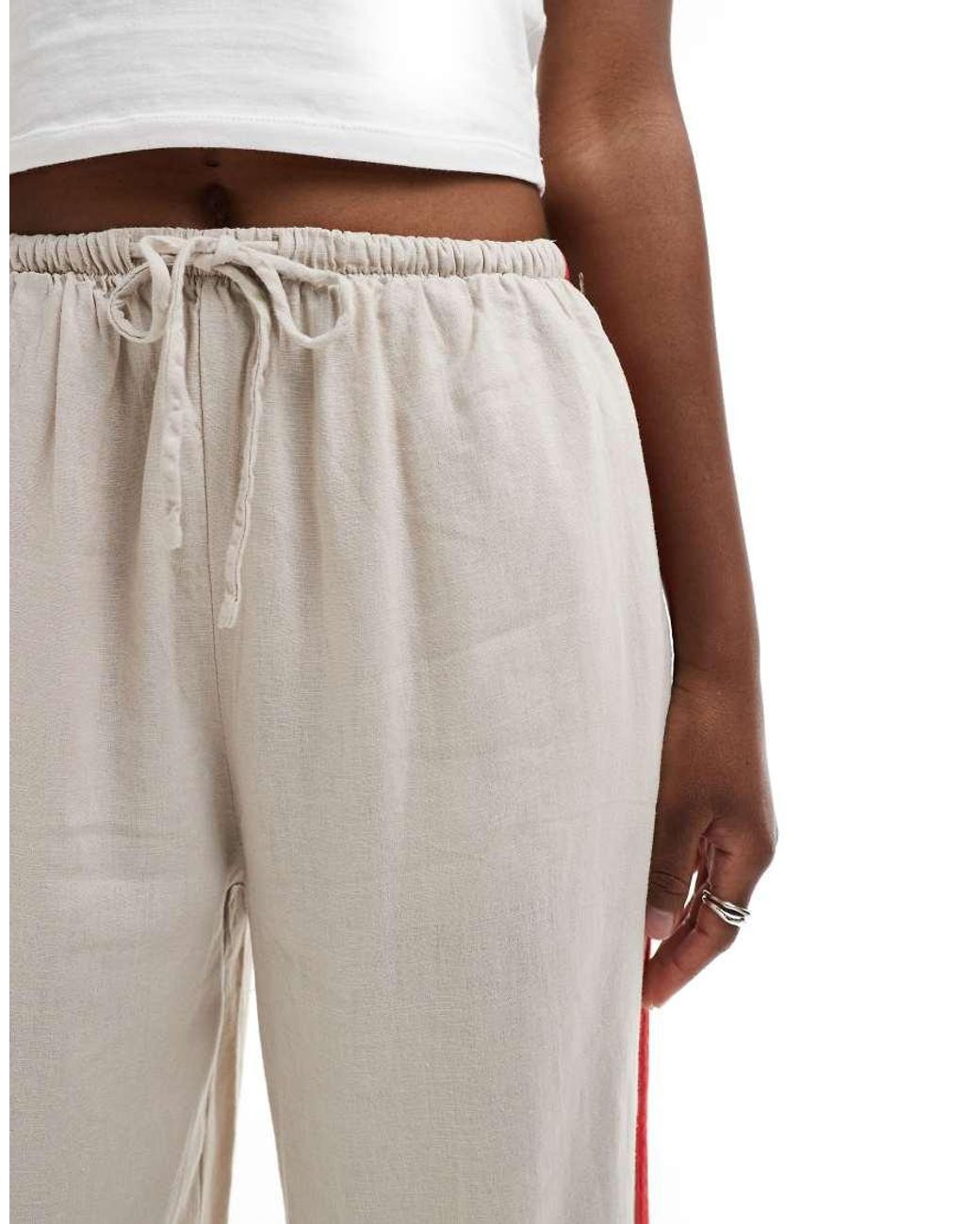 Cotton On Haven Linen Wide Leg Pant in White Lyst UK