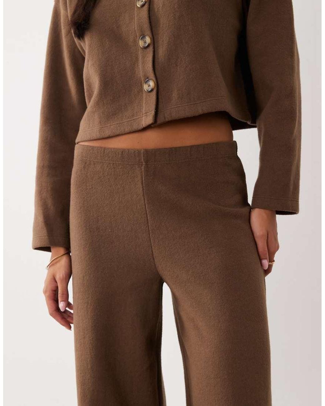 Miss Selfridge Brown Super Soft Pants