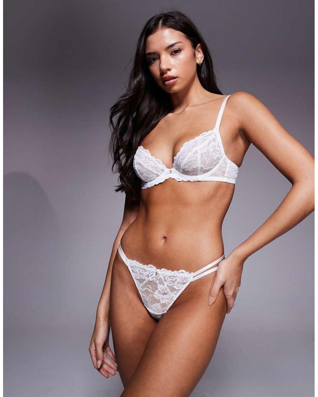 Ann Summers White Bridal Sexy Lace String Thong