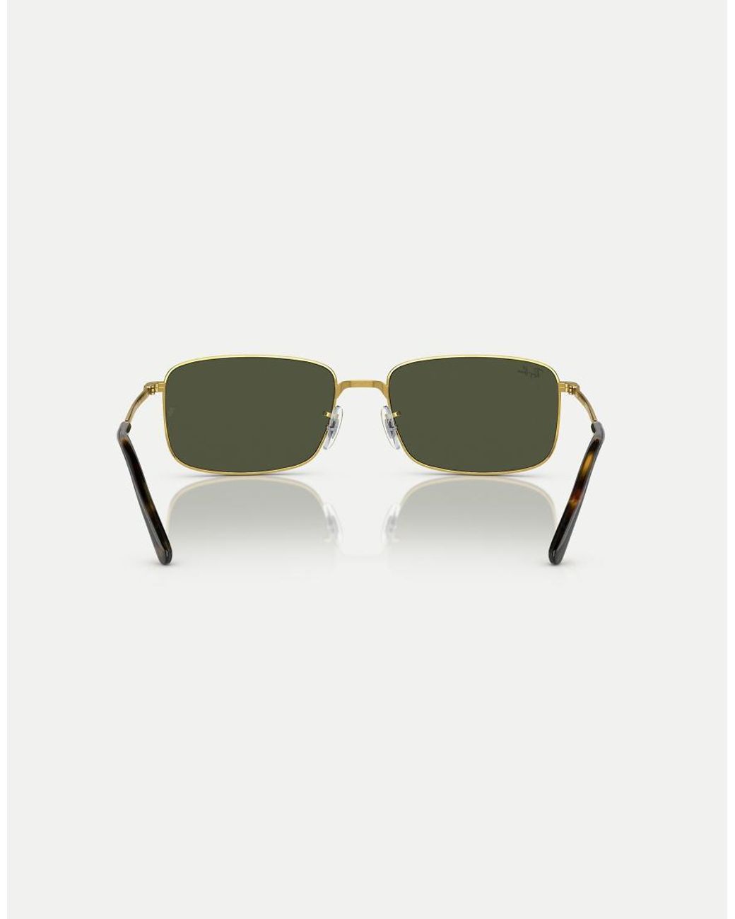Ray-Ban Green Rb3717 Rectangle Sunglasses With Lens