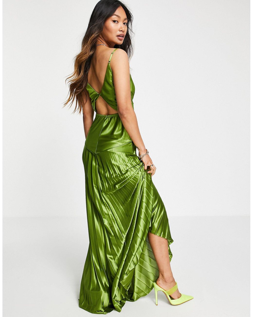 Robe satin caraco sale