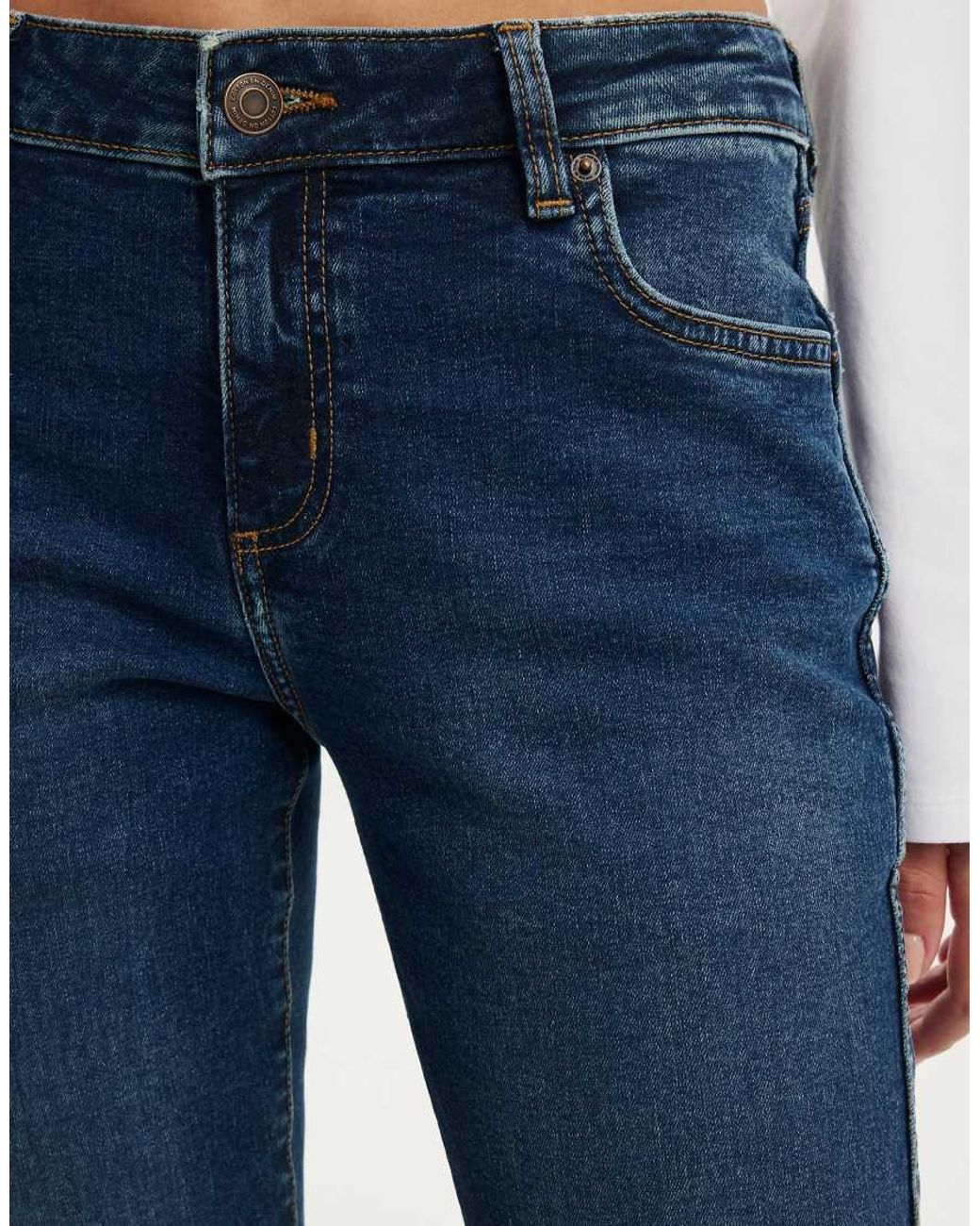 Cotton On Blue Mid Rise Bootcut Jean