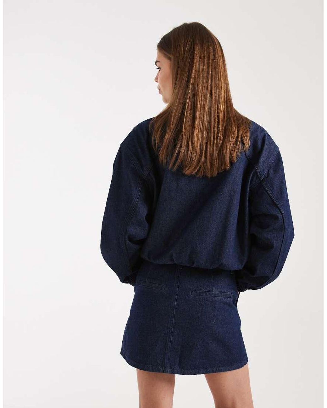 ASOS Blue Denim Mini Skirt