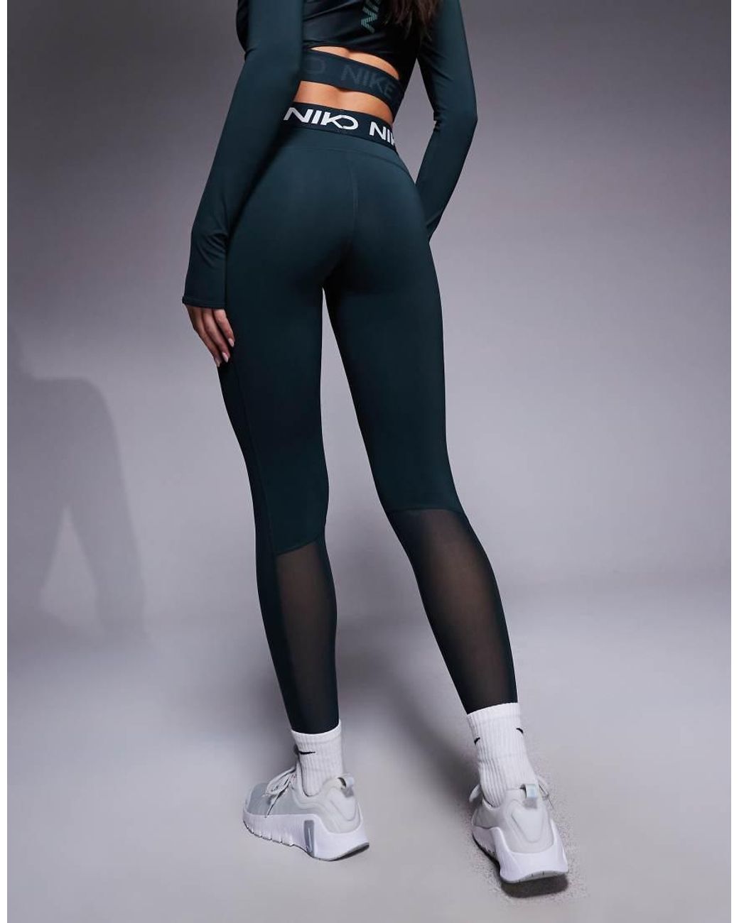 Nike Blue Nike Pro Training 365 leggings
