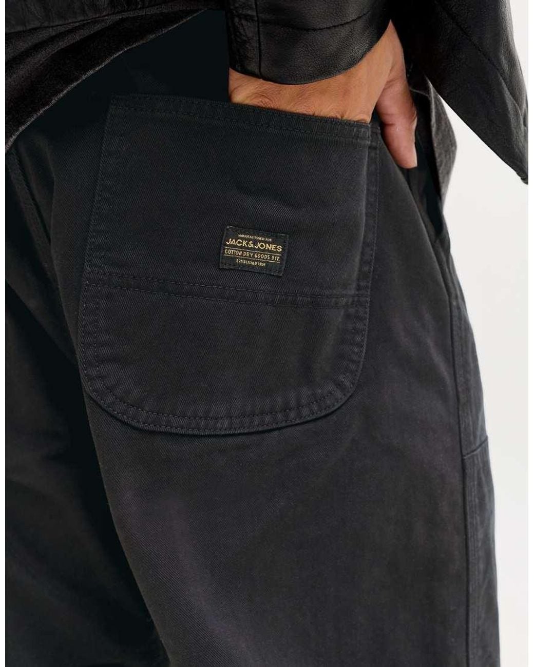 Jack & Jones Black Trousers for men