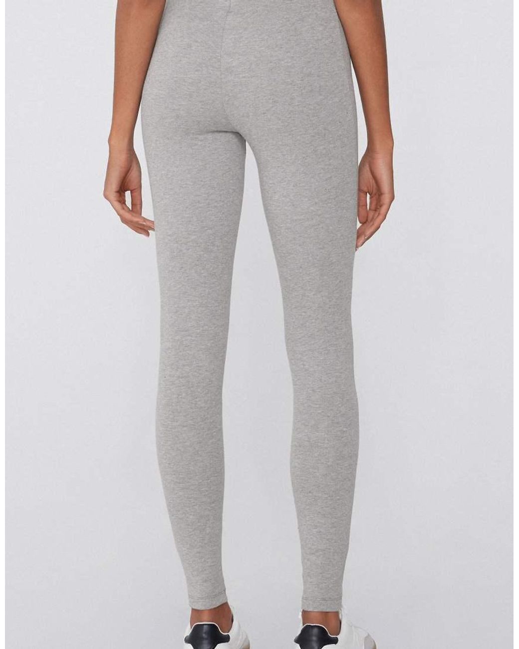 Tezenis Gray Thermal Cotton Leggings
