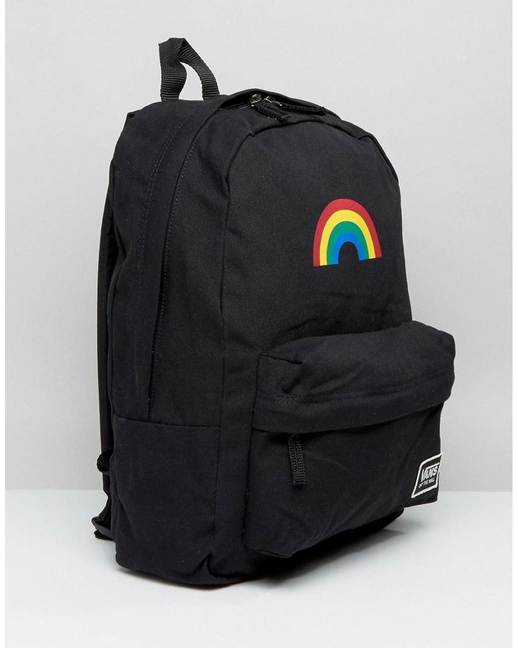 Vans Rainbow Backpack In Black | Lyst UK