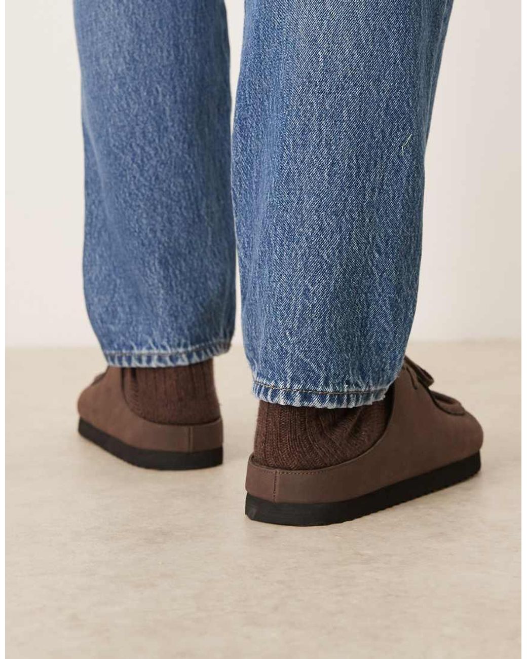 ASOS Blue Mule Lace Up Loafers for men