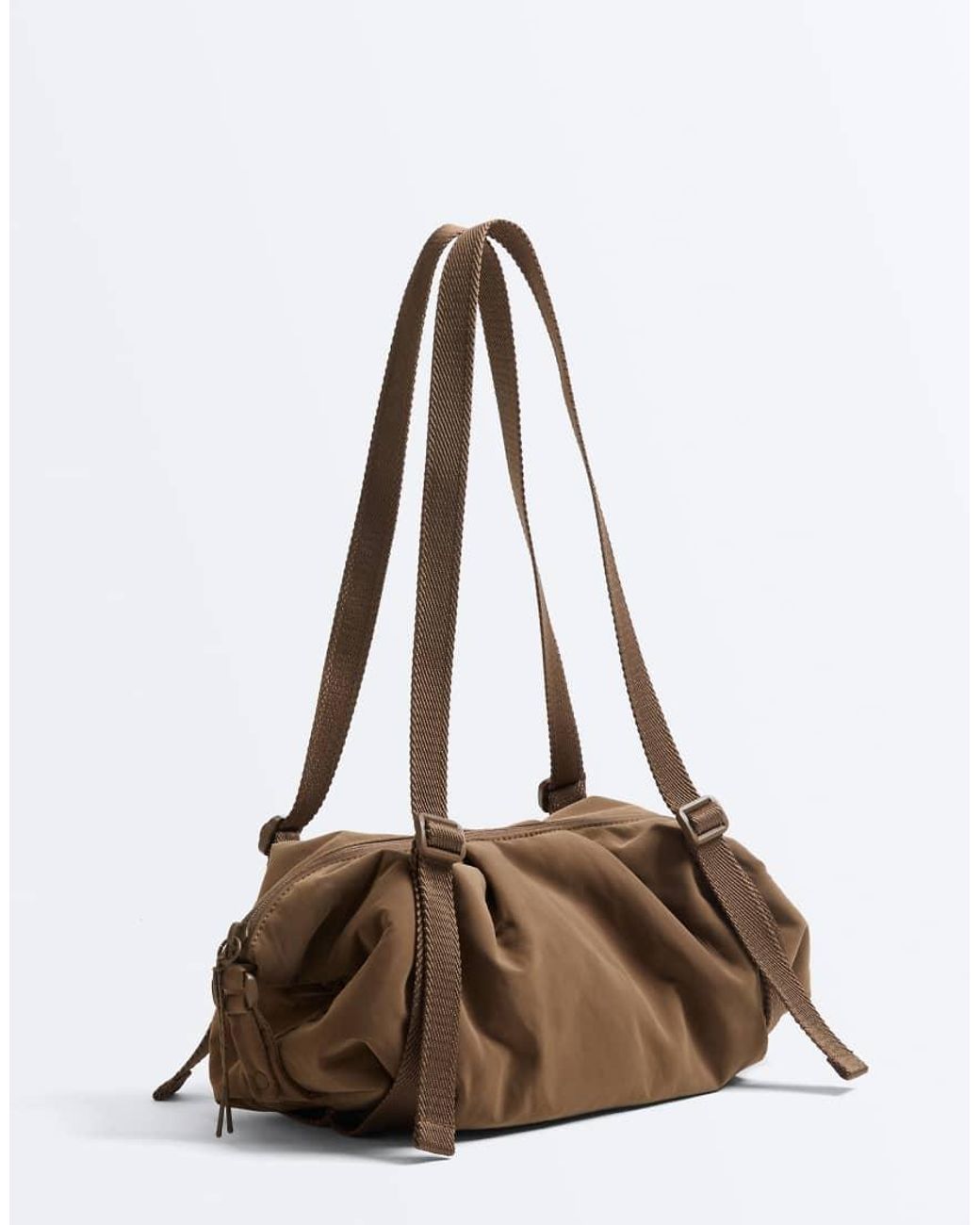 Oysho Brown Mini Crossbody Bag