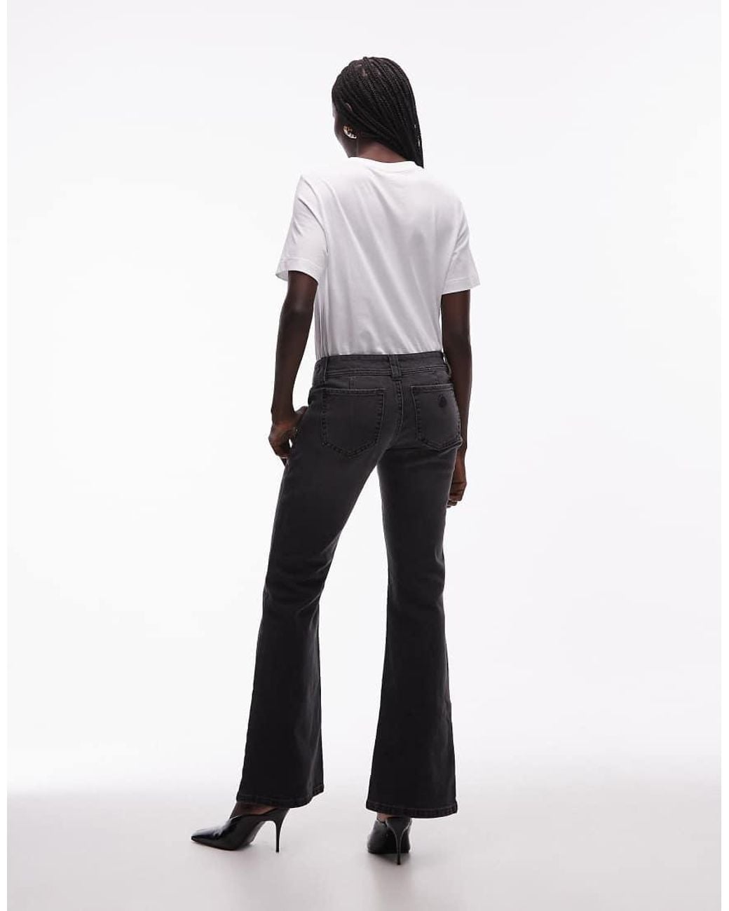 Abrand Jeans Black 00 Super Low Kick Flare Jeans