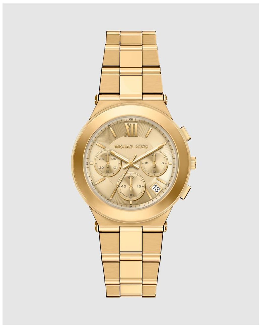 Michael Kors Metallic Billie Chronograph-Tone Stainless Steel Watch, Mk7603