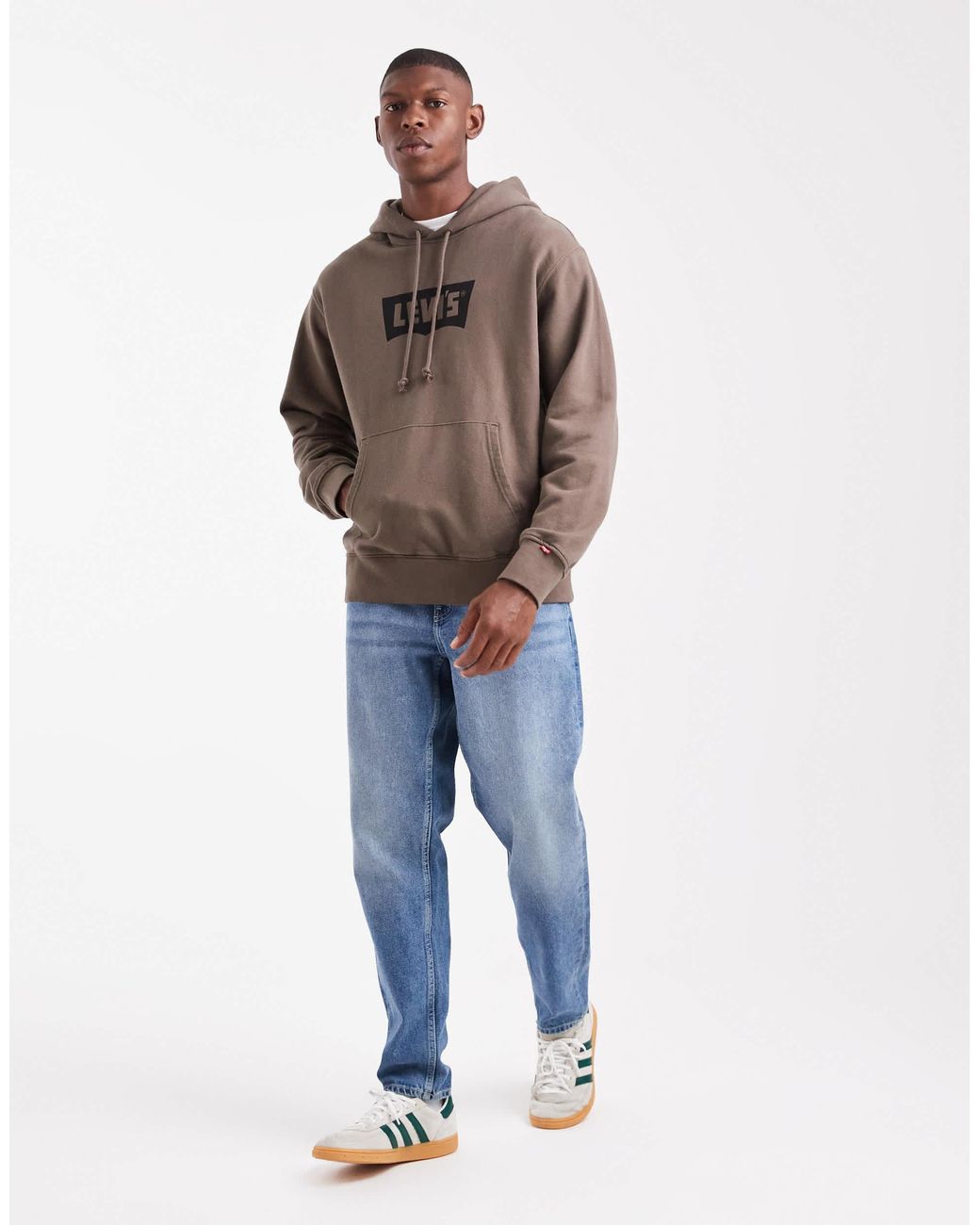 Levi's – premium – kapuzenpullover in Brown für Herren