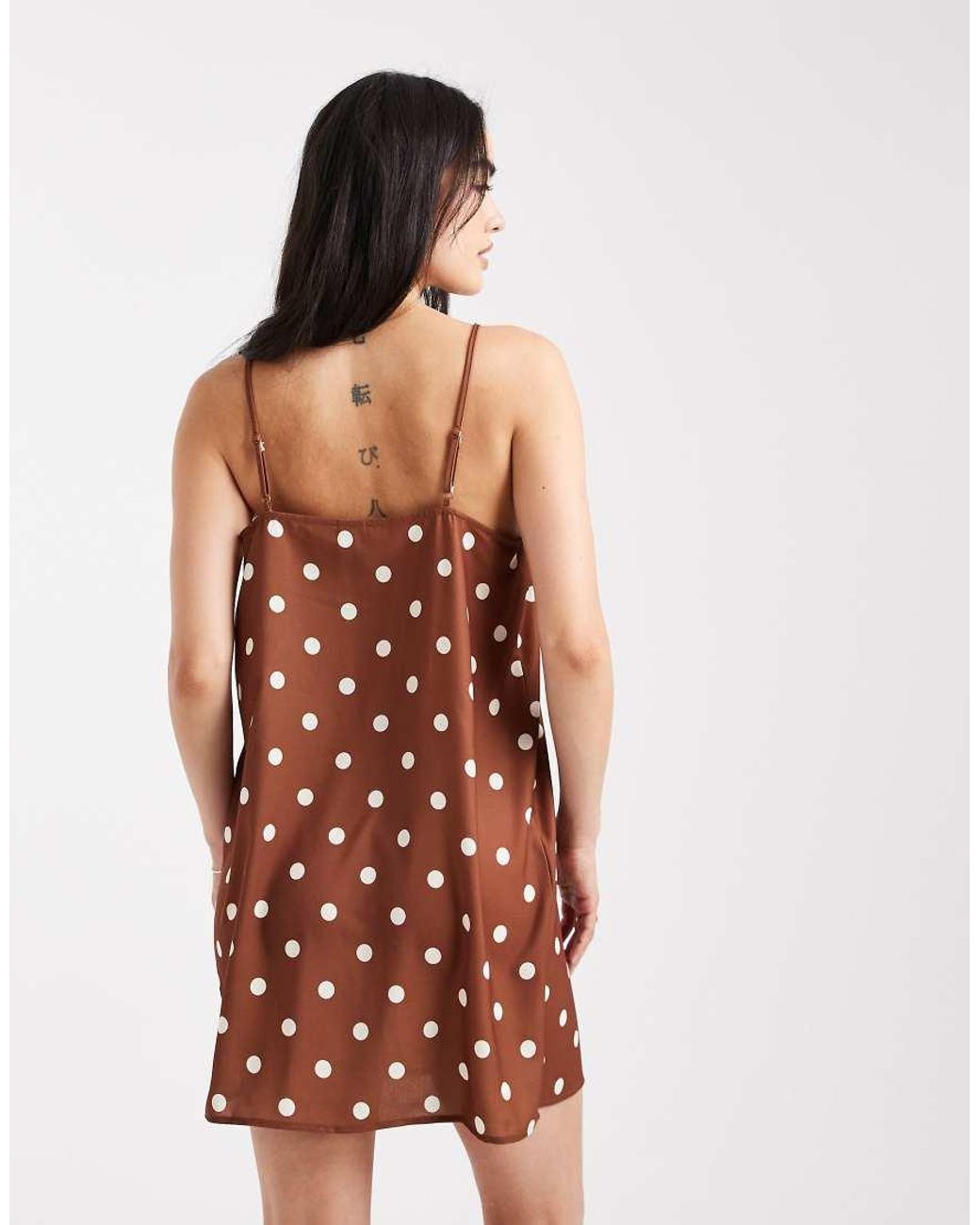 Vero Moda Multicolor Linen Touch Throw On Mini Dress