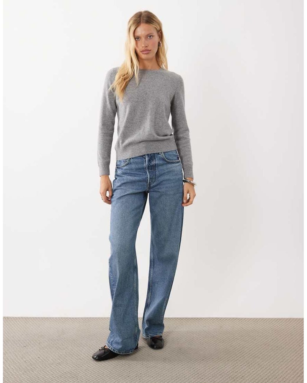 Mango Gray Premium Knitted Sweater
