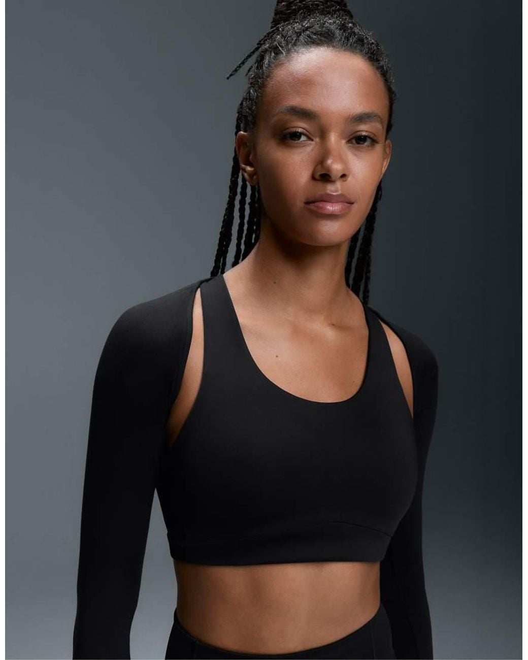 Oysho Gray Comfortlux Long Sleeve Arm Warmers