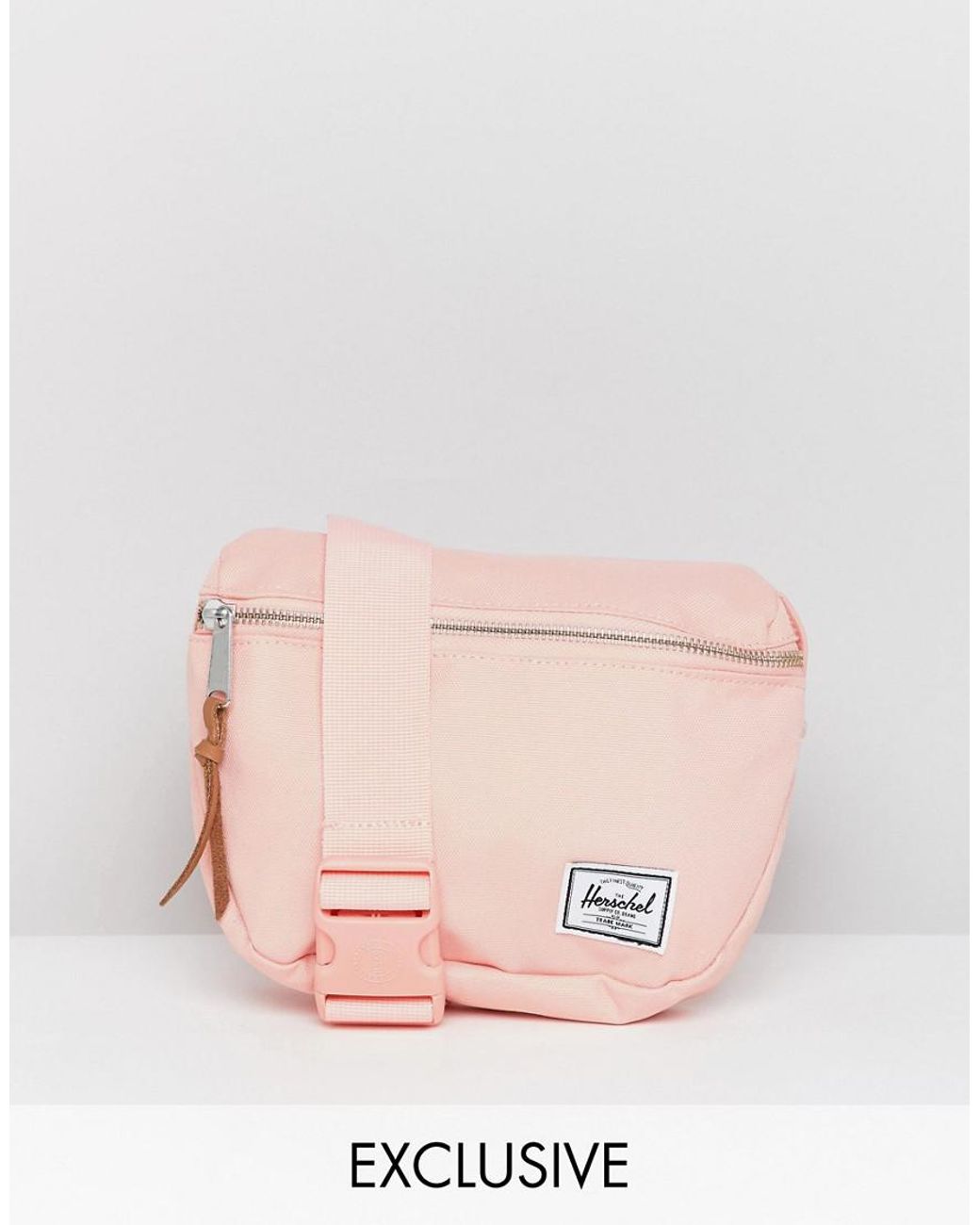 NEW! Rose Africa Fanny Pack/ CrossBody Bag - Pink Leather