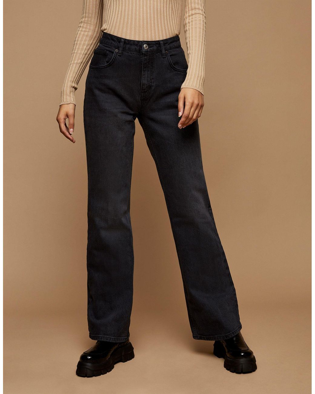 TOPSHOP Denim Relaxed Flare Jean in 