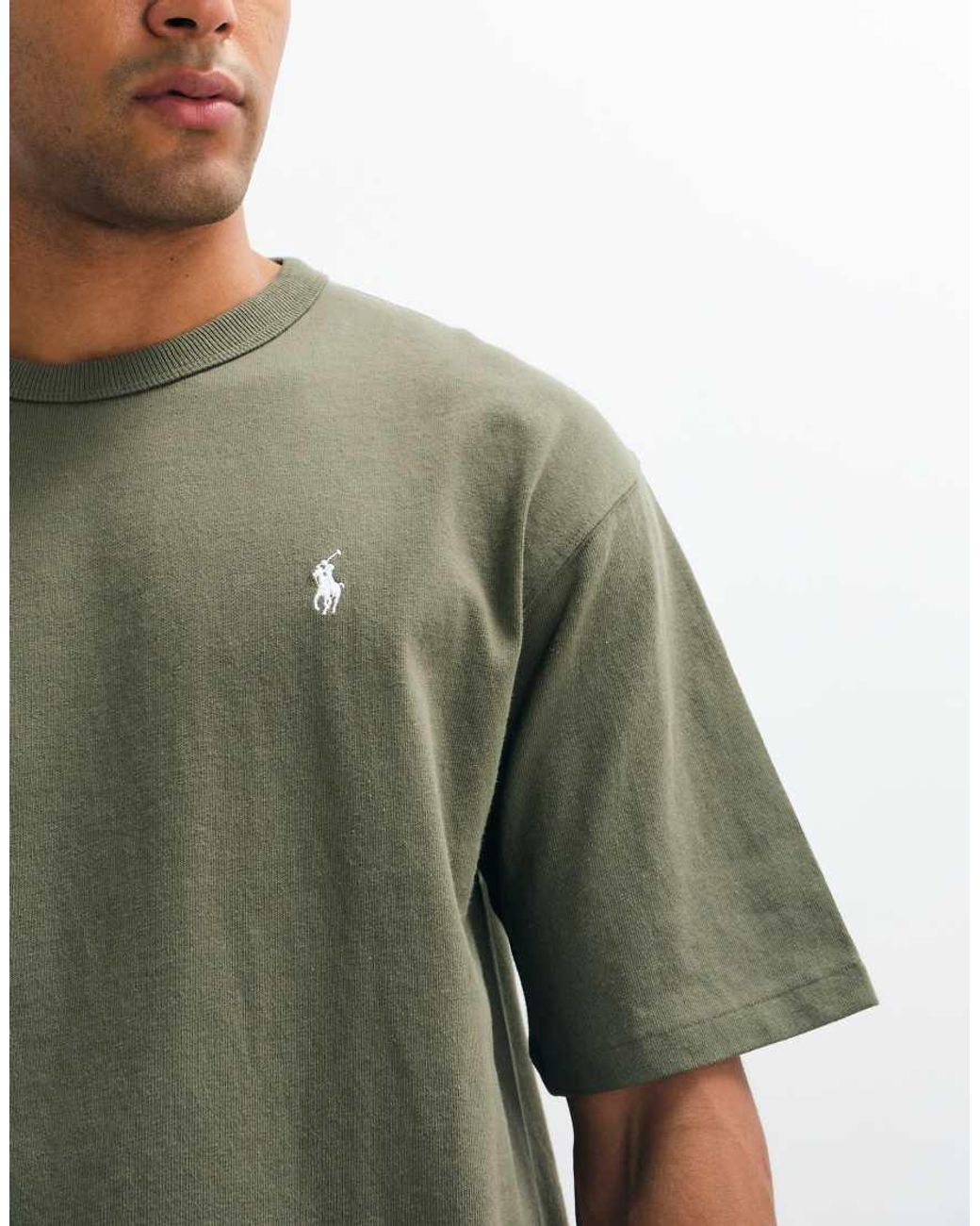 Polo Ralph Lauren Green Icon Logo Relaxed Fit T-shirt for men